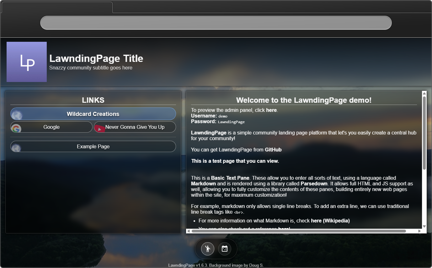 LawndingPage preview